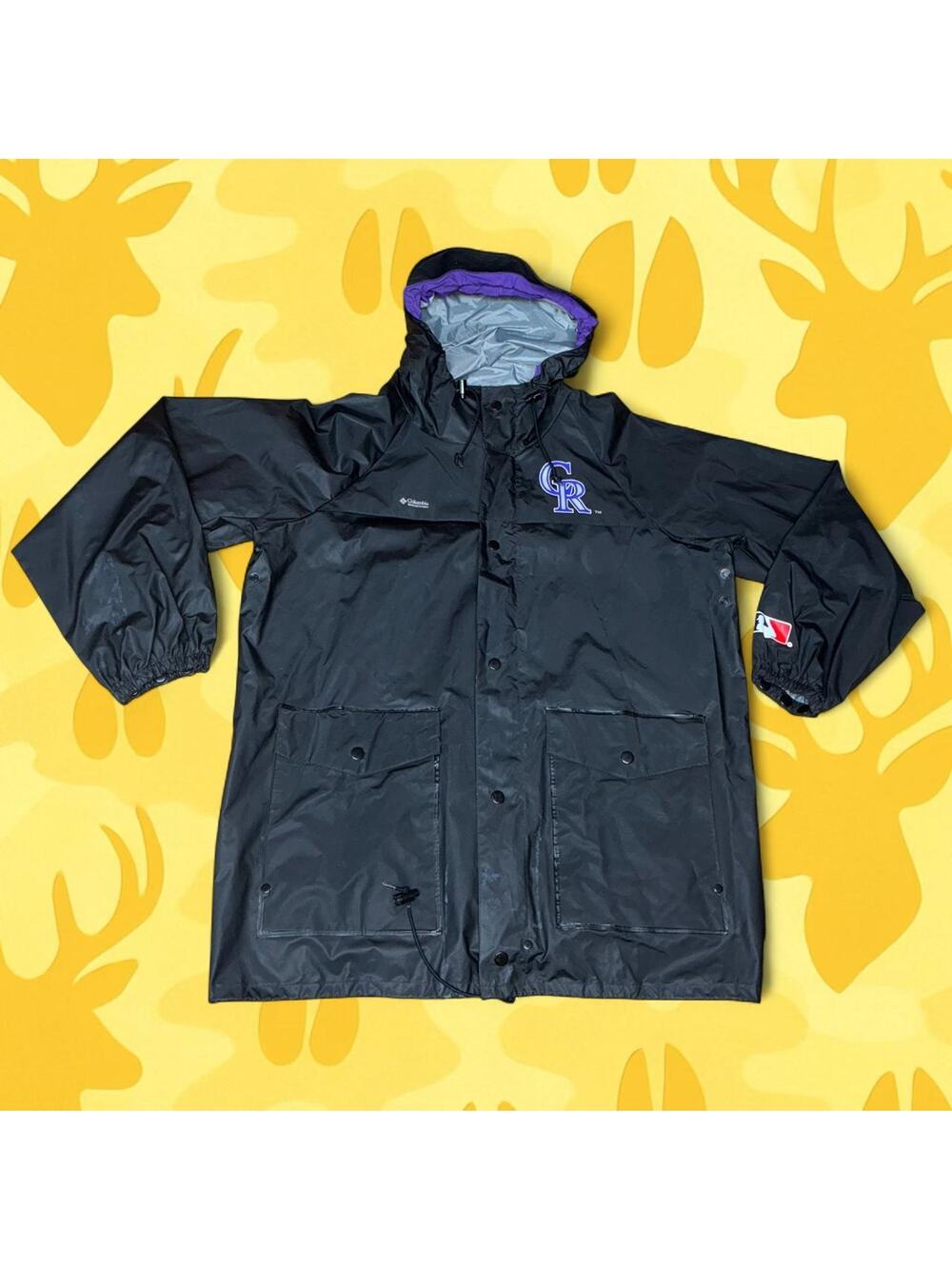 Vintage Columbia x MLB Colorado Rockies Rain Jacket Size M